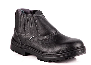 BOTINA BELB BRACOL ELÁSTICO COURO BICO AÇO MONODENSIDADE - CA 32621