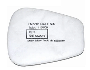 CAIXA - Filtro Mecânico P2 N95 5N11 3M H0002260166- 10 UN