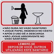 AVISO SANITARIO FEMININO