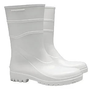 BOTA DE PVC BRACOL ACQUAFLEX CANO CURTO (260mm) C/FORRO CA-37456 (BRANCO)