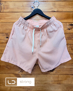 SHORT DE LINHO NATURAL - ROSE