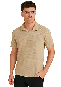 CAMISA POLO SOLARIS - BEGE
