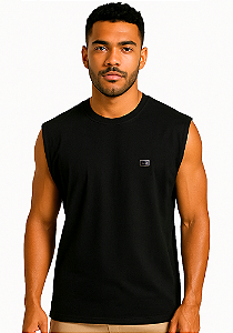 REGATA MACHÃO EXCLUSIVE - PRETA