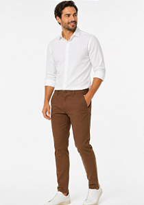 CALÇA ESPORTE FINO - MARROM
