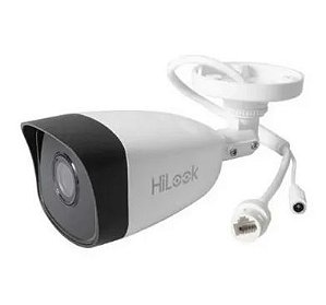 CAMERA IP BULLET HILOOK 2MP IR30MT  LENTE 2.8MM POE H.265+  DWDR | IPC-B121H-L(2.8mm)