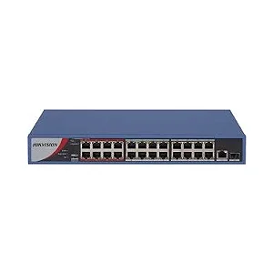 SWITCH GERENCIAVEL GIGABIT POE SMART 24 PORTAS HIKVISION  DS-3E1526P-SI