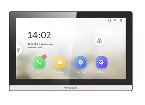 TELA IP INTERNA PARA VIDEO PORTEIRO DS-KH6350-WTE1 HIKVISION