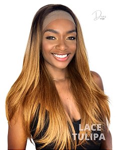 LACE FRONT RUIVA EM FIBRA PREMIUM TULIPA