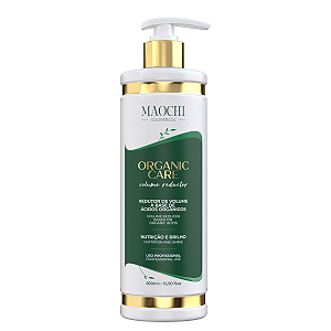 Máscara Redutora de Volume Profissional Realinhamento Térmico Organic Care Maochi Cosméticos 500ml Para Todos os Tipos de Cabelo