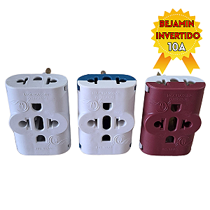 Bejamin Modelo Invertido 3 Tomadas 20 E 10A Colorido