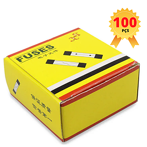 100 FUSÍVEL DE VIDRO 10A 5x20