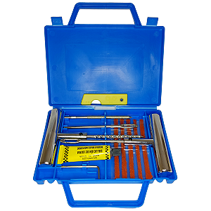 Reparo Metal Com Chaves Maleta E Refis Modelo Macarrao P Remendo Pneu (NR-81)