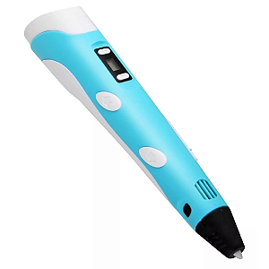 Caneta 3d pen-2 charbs azul