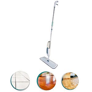 Mop Spray Rodo Magico Microfibra Reservatório Limpa Fácil