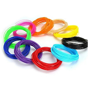 Filamento PLA caneta 3d kit c/ 10 100m