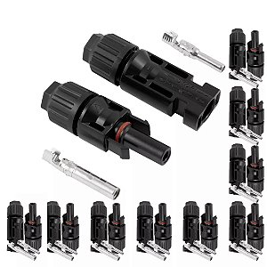 Conector MC4 Para painel solar sistema fotovoltaico 10pares