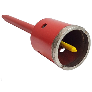 Serra Copo Diamantada Com Haste 45mm Guia Profissional Htom