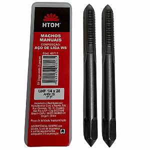 Jogo Macho Manual UNF1/4x28mm  Aço Liga Ws 2pcs Profissional