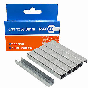 Grampo Reto 11,3x 8mm Para Grampeador Manual 1.000 Un