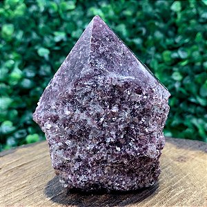 PONTA GERADORA DE LEPIDOLITA – Cura Emocional, Paz e Conexão Espiritual