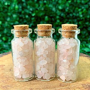 GARRAFINHA DE QUARTZO ROSA – Amor, Cura Emocional e Harmonia