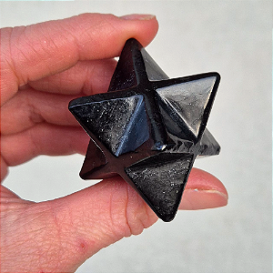 ​MERKABA DE SHUNGITA – Proteção, Purificação e Geometria Sagrada