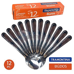 12 Colher Para Café Inox Búzios Tramontina