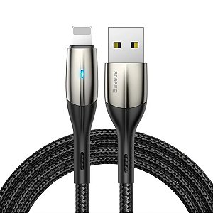 Cabo Lightning Baseus Horizontal com Luz Indicadora 2.4A 1m