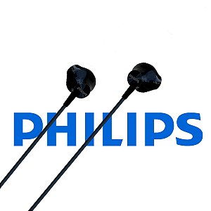 Fone De Ouvido Intra Auricular Com Microfone Philips Preto