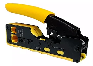 Alicate  Crimp De Passagem Rj45 Rj11 Cat5e Cat6 Cat7 Pró
