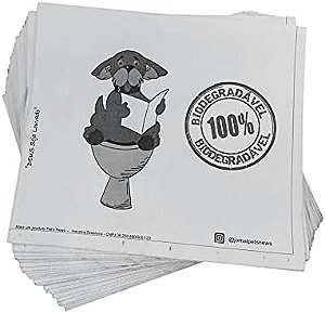 Jornal Pet Pacote Com 200 Folhas - Biodegradável 64x56