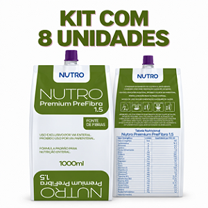 KIT NUTRO PREMIUM PREFIBRA 1.5 - SISTEMA FECHADO 8 UND