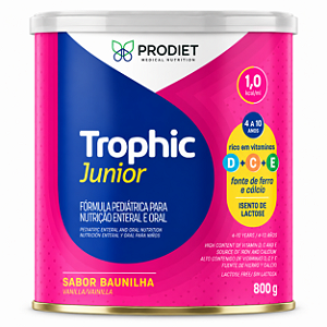 TROPHIC JUNIOR BAUNILHA LATA 800G