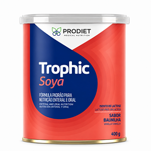 TROPHIC SOYA BAUNILHA LATA 400G