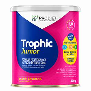 TROPHIC JUNIOR BAUNILHA LATA 400G