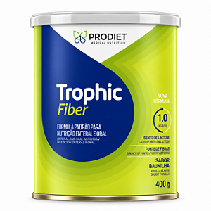TROPHIC FIBER BAUNILHA LATA 400G