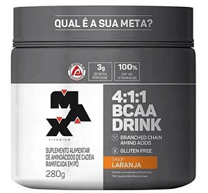 Bcaa 4:1:1 Em Pó Drink 280g - Max Titanium