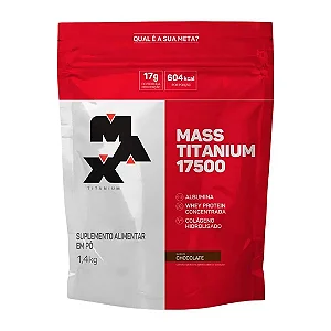 Mass Titanium Refil 17500 3 kg - Hipercalorico Massa Max Titanium