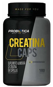 Creatina Monohidratada 180 Capsulas - Probiótica