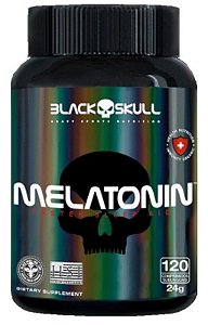 Melatonina Black Skull - 120 Comprimidos Sublingual