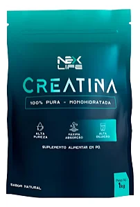 Creatina NexLife 1kg 100% Pura Sem Sabor