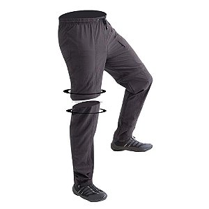 Calça Mar Negro Pesca C/ Ziper Hidronatic Preta