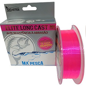 Linha Mx Pesca Elite Long cast 300m Rosa