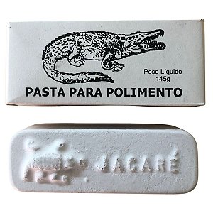 Pasta Para Polir Alumínio Cor Branca Jacaré