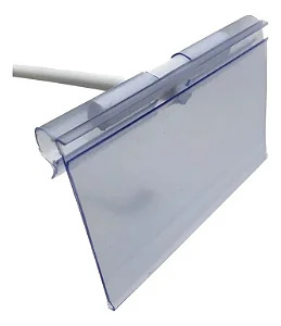 Porta Etiqueta de Gancho 110x45mm Expositor Porta Preço - 100 Und.
