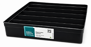 Organizador Modular com Divisória Paramount 36,5x36,5x7,5cm.