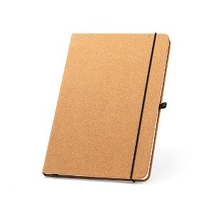Caderno A5 em Couro Reciclado - 96 Folhas - Linha Ecológica