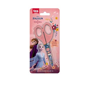 Tesoura Escolar Frozen Lâmina Decorada 13cm -tris