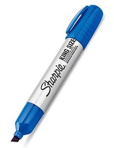 Caneta Marcador Permanente Pro King Size Azul Sharpie
