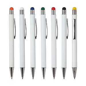 Caneta metálica com Touch Screen- Kit 10 unidades